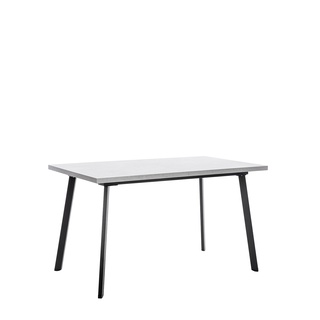 Стол обеденный раздвижной Leset Шенон 2Р, бетон/черный