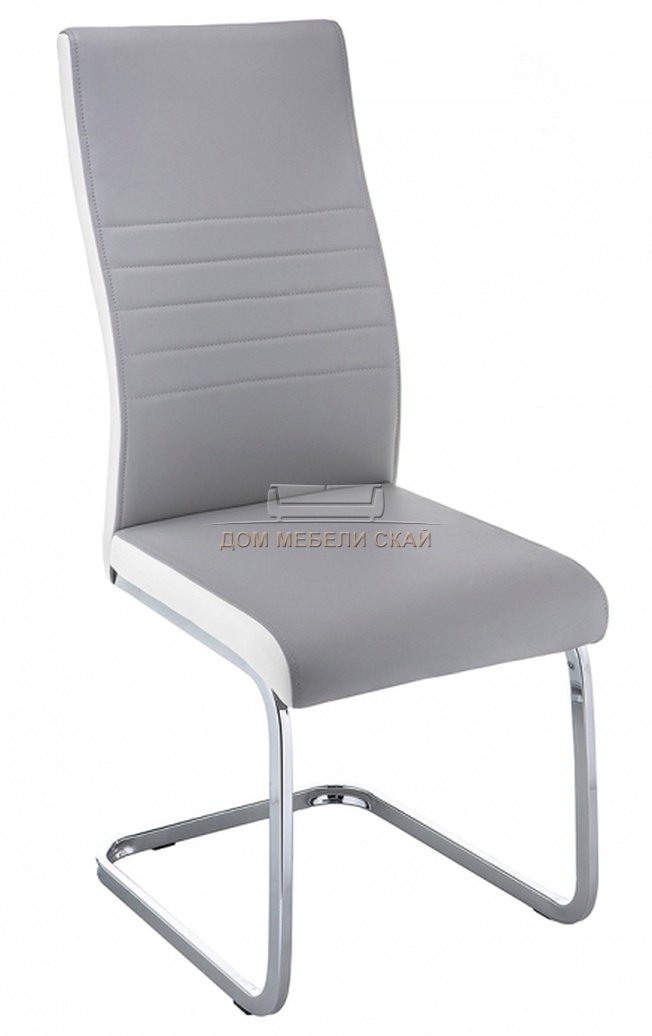 Стул Loan, экокожа светло-серого цвета