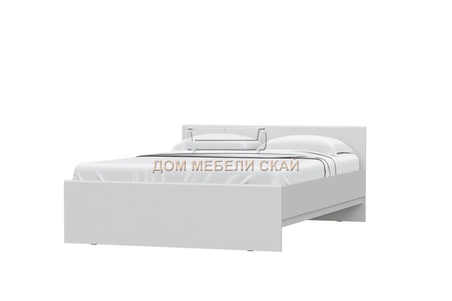 Кровать полутороспальная 140х200 Stern, белый
