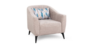 Кресло для отдыха Наоми, шенилл серо-бежевый ТК 480