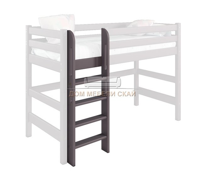 Прямая лестница для полувысокой кровати (пакет 7), лаванда