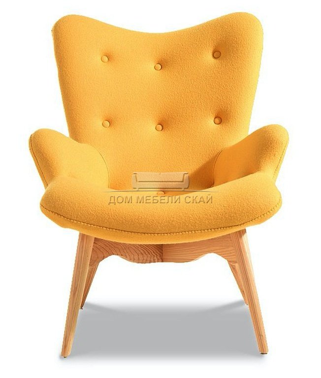 Дизайнерское кресло DC-917, желтое