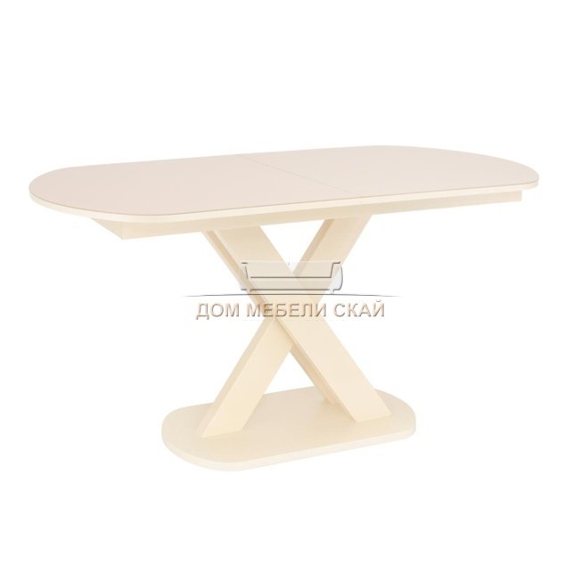 Стол обеденный раздвижной Leset Лесь, кремовый