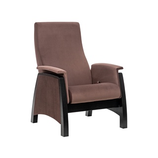 Кресло-глайдер Balance 1, велюр светло-коричневый Maxx 235/венге