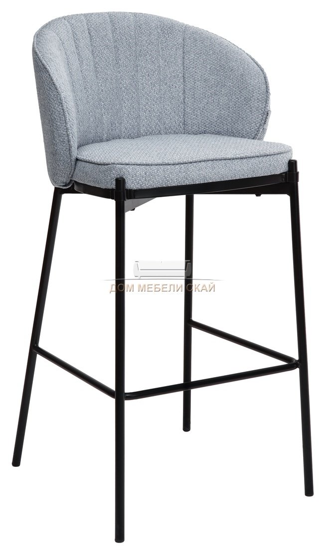 Барный стул WENDY, рогожка небесно-голубого цвета