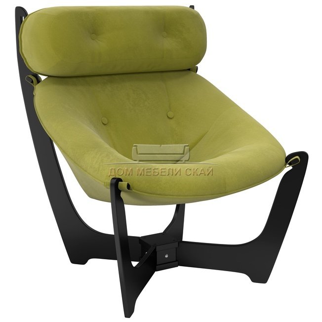 Кресло для отдыха Модель 11, венге/verona apple green